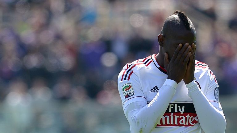 Mario Balotelli: AC Milan striker will now serve two-game ban