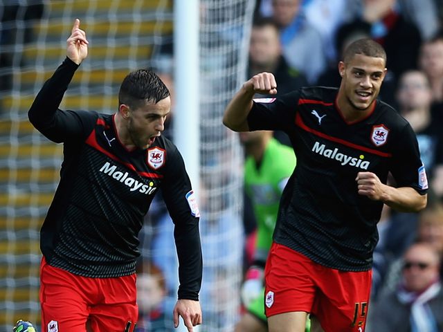 Craig Conway fired Cardiff into the lead