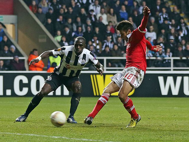 Eduardo Salvio scored Benfica's late equaliser
