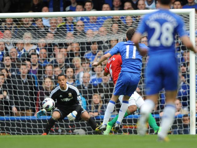 Oscar finds the net for Chelsea