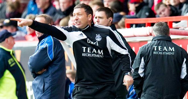 Derek McInnes: Delighted with his side's battling qualities
