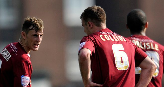 Lee Collins: Scored at the wrong end