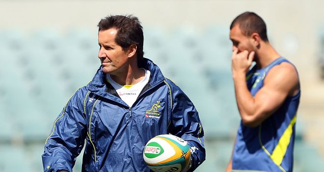 Quade Cooper (R): Insists he has no issue with coach Robbie Deans