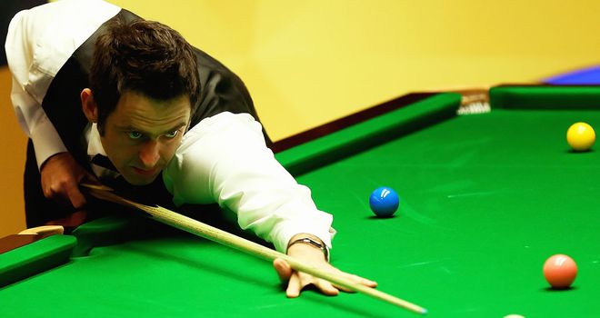 Ronnie O'Sullivan: Four frames away from a quarter-final berth.