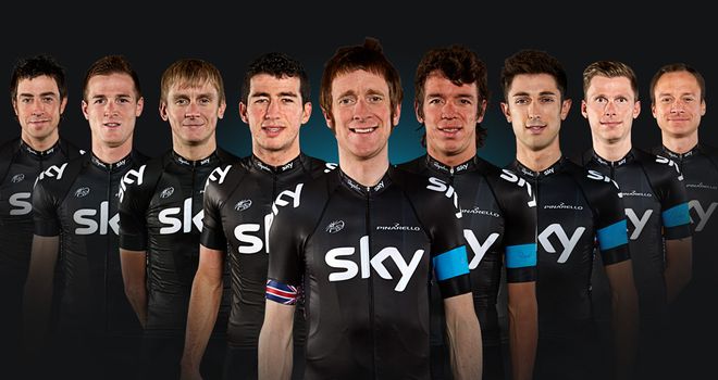 Sir Bradley Wiggins will lead Team Sky at the Giro d'Italia