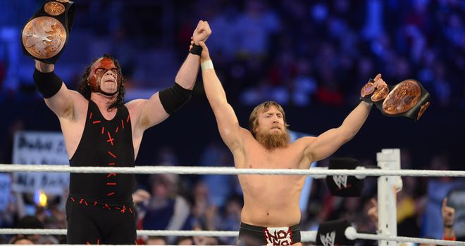 Friends no longer: former WWE Tag Team Champions Kane and Daniel Bryan are now rivals