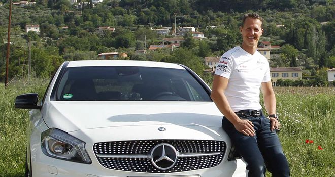 Michael Schumacher: Has become a brand ambassador at Mercedes-Benz