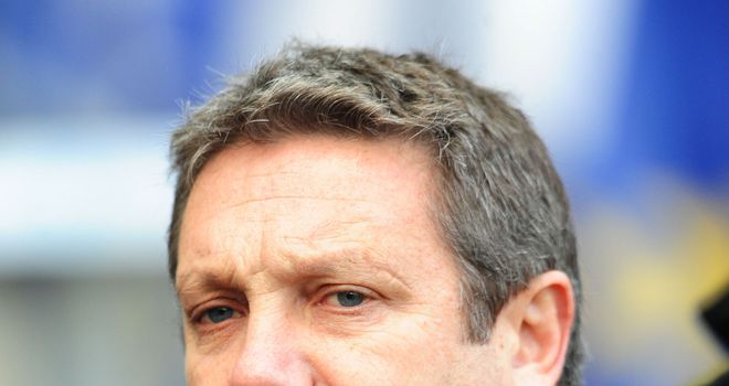Hull FC coach Peter Gentle during the Super League match at the KC Stadium, Hull.
