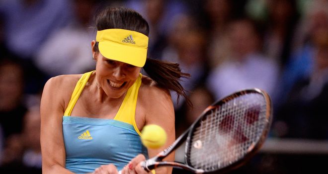 Ana Ivanovic: made light work of Andrea Petkovic in the WTA Stuttgart in Germany