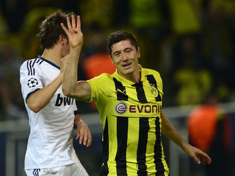 Robert Lewandowski: Scored four goals in CL semi-final
