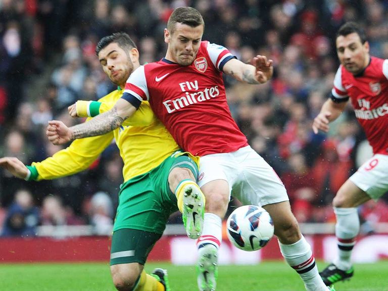 Jack Wilshere: Not at his best against Norwich