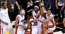 James fires Heat to victory