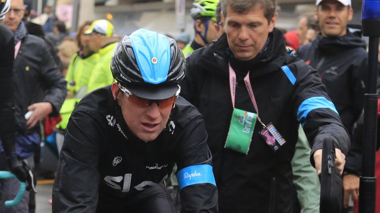 Sir Bradley Wiggins: Unable to continue and will now return to the UK