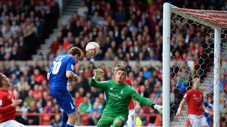 Andy King: Heads in for Leicester