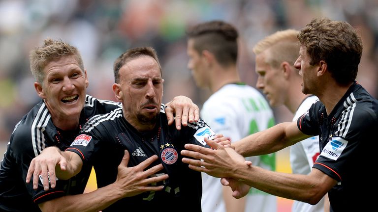 Franck Ribery: Scored two and set up two in Bayern win