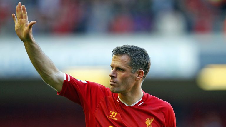 Jamie Carragher: Emotional send off at Liverpool