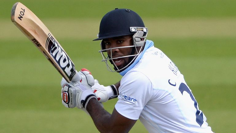 Chesney Hughes: scored 59no for Derbyshire at Lord's on his first-class debut in May 2010