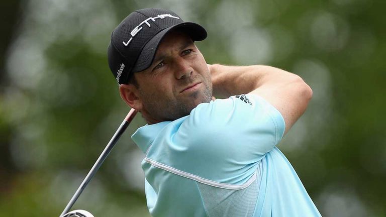 Sergio Garcia: Marked ball from the side to avoid stepping on Bill Haas' line