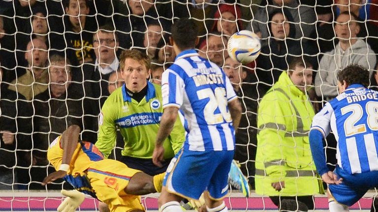 Wilfried Zaha: Heads Crystal Palace into the lead