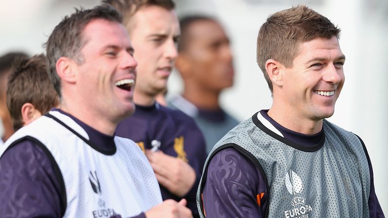 Jamie Carragher and Steven Gerrard: Close on and off the pitch