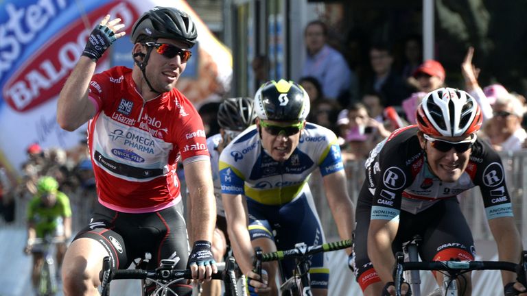 Mark Cavendish claimed his 40th Grand Tour stage win