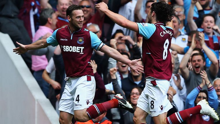 Kevin Nolan: Scored a hat-trick to become West Ham's leading goalscorer this season.