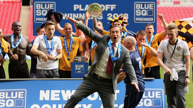 Newport: Celebrate promotion to the Football League