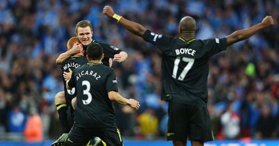 Wigan: Claimed a shock win over Manchester City in last season's FA Cup final