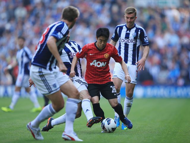 Shinji Kagawa in action.