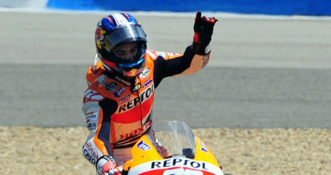 Dani Pedrosa: Spaniard claimed 23rd win of MotoGP career at home race