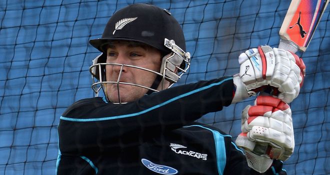 Brendon McCullum: Hoping to keep 50-over form going into Champions Trophy