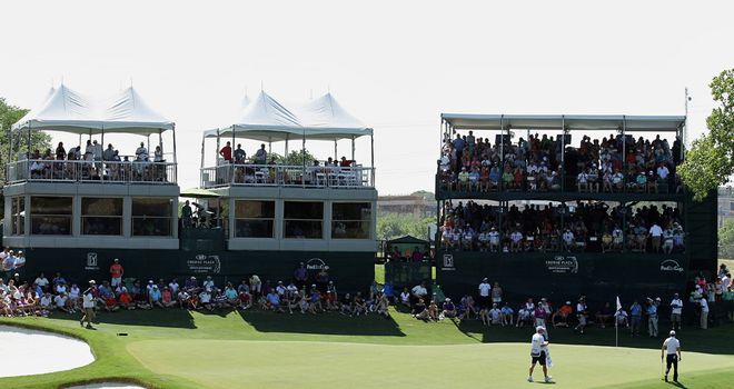 The 13th hole at Colonial