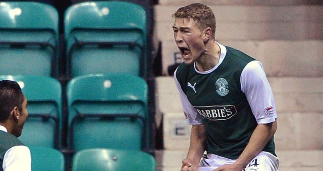 David Wotherspoon got the winner for Hibernian.