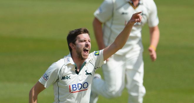 Harry Gurney: Notts fast bowler delighted with England call