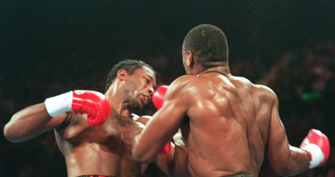 Lewis goes for it in the second but instead, McCall lands and the Lion goes down. To defeat