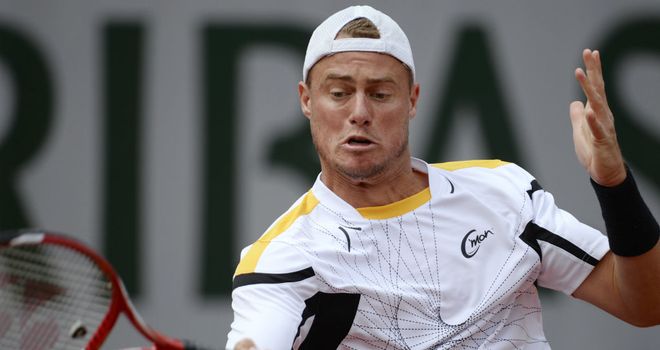 Lleyton Hewitt: Eased into the last eight at the tournament in Newport, Rhode Island