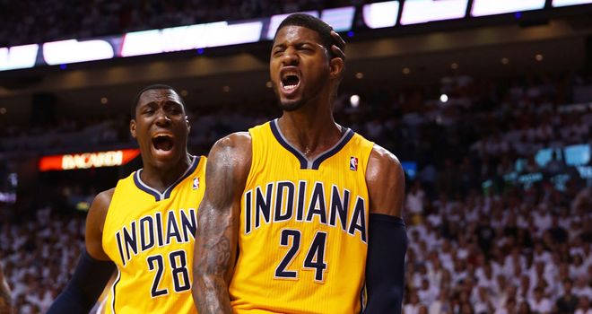 Paul George played a key role in Indiana's victory