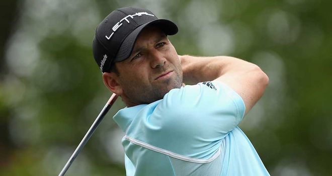 Sergio Garcia: Marked ball from the side to avoid stepping on Bill Haas' line