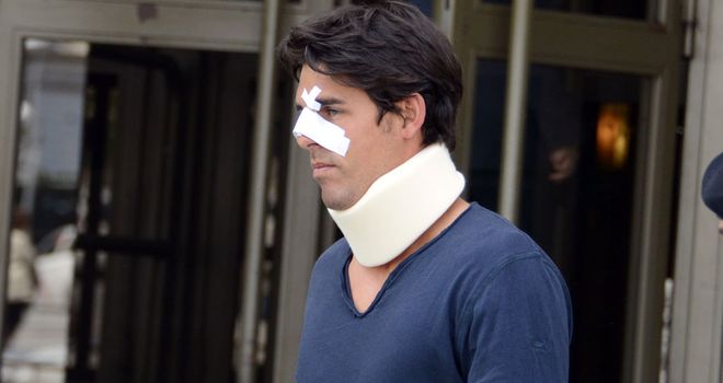 Thomas Drouet outside court on Monday