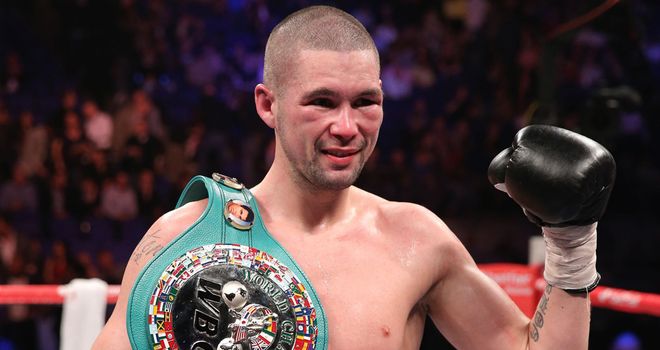 Tony Bellew with the WBC Silver title - the big belt is next