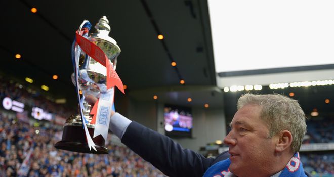 Ally McCoist: Would love to celebrate Second Division title next season