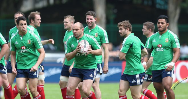 Rory Best (C): Feeling at home after joining up with rest of Lions squad