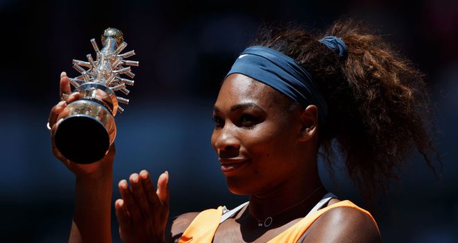 Serena Williams: Retained her Madrid Open title in style