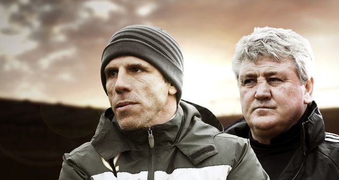 Gianfranco Zola and Steve Bruce: Going for promotion on Saturday