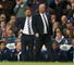 Rafa Benitez: Looks on during Chelsea's 2-2 draw with Tottenham