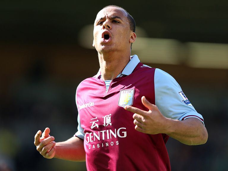 Gabriel Agbonlahor: Netted twice against Norwich on Saturday
