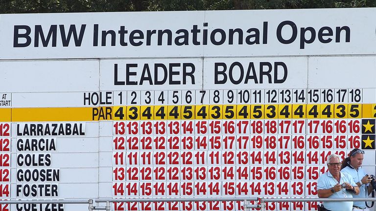 How the final leaderboard looked when Golfclub Munchen Eichenried last staged the event in 2011