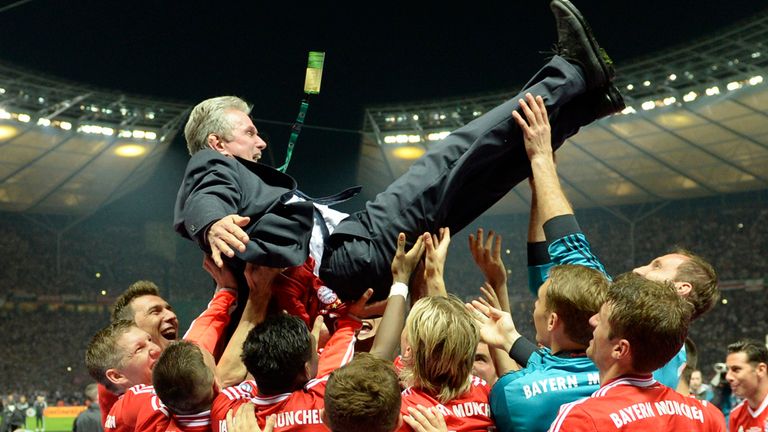 Jupp Heynckes and Bayern Munich completed their treble