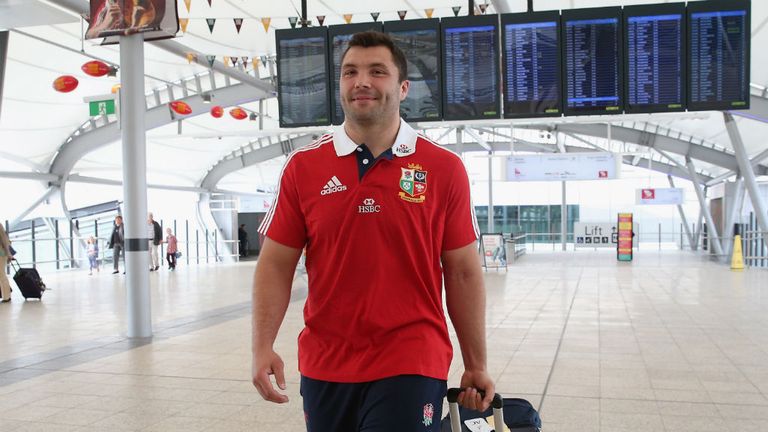 Alex Corbisiero: Arrives in Brisbane