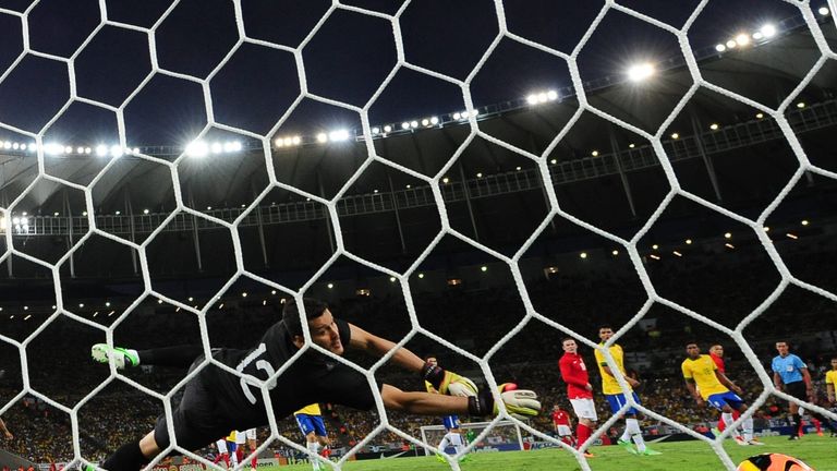 Julio Cesar: Started for Brazil against England